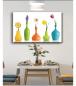 Preview: Blumen Art Design rechteckiges spezial Glasbild!